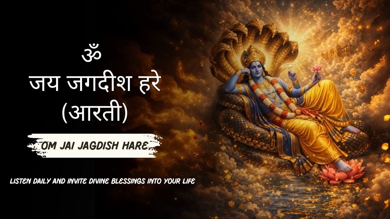 ॐ जय जगदीश हरे आरती | Om Jai Jagdish Hare Aarti | Full Aarti with Lyrics | Morning Evening Prayer