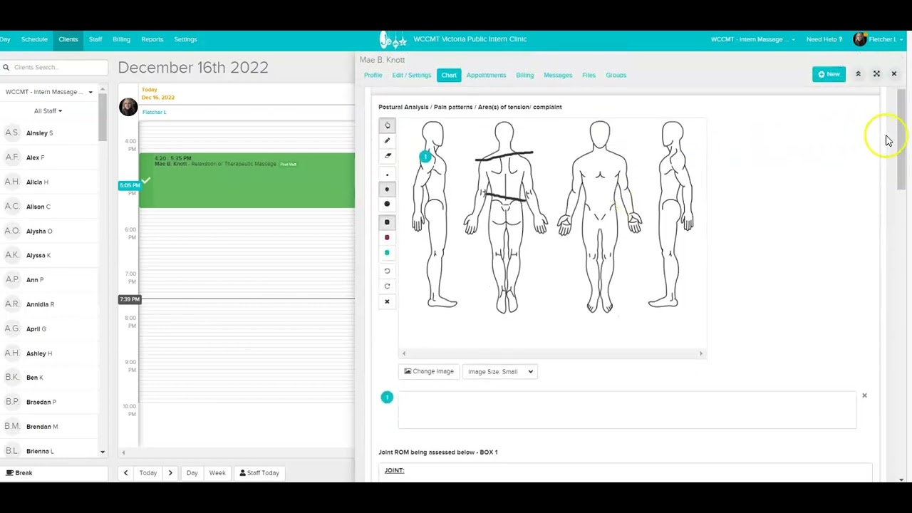 WCCMT Clinic Internship-  E Charting Tutorial 2 of 2