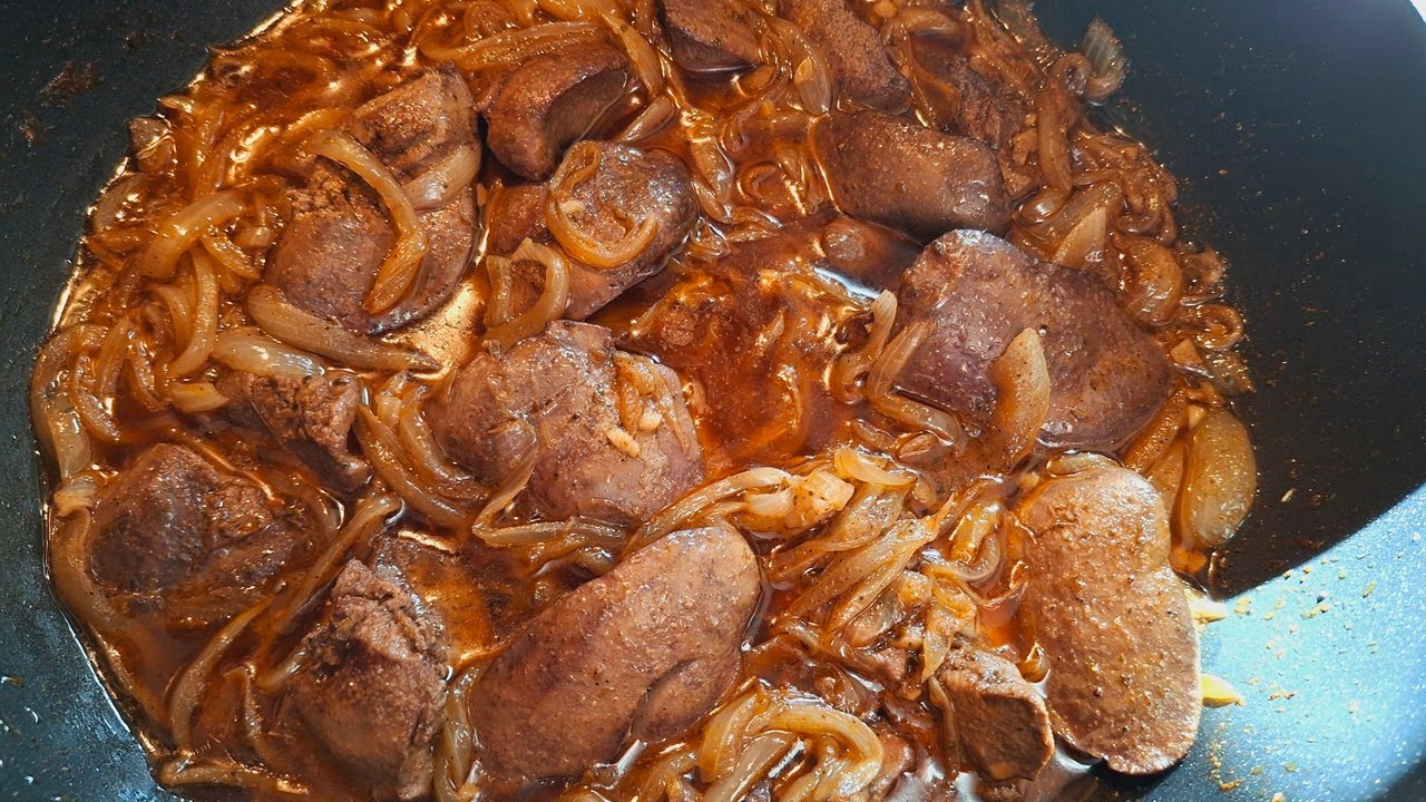 Жареная куриная печень