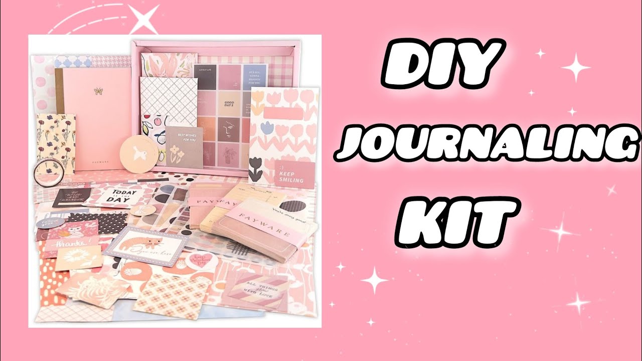 10 diys diy journaling kit #crafter ghanishtha Sharma#journaling 🤍🤎#🐼#cute #handmade 🩵🩷🩵🩷🩵🩷