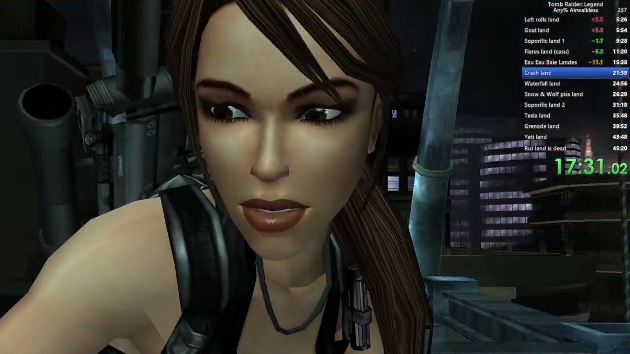 Tomb Raider Legend - Speedrun Airwalkless in 44'53