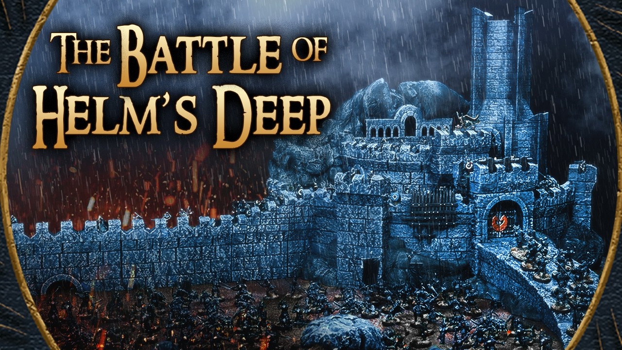 HELMS DEEP MEGA SIEGE! Middle Earth SBG Battle Report