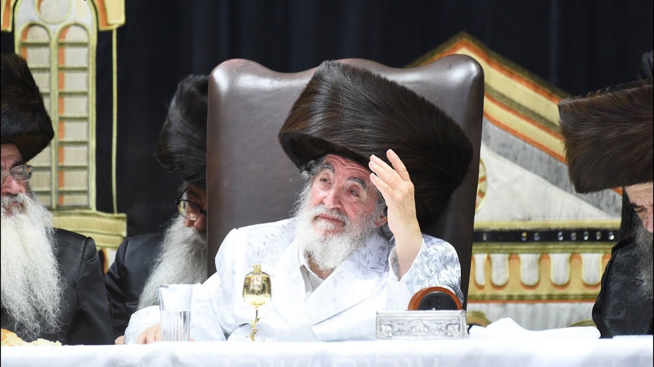 מרן האדמו'ר מויזני'ץ בטיש נעילת החג במוצאי יום כיפור