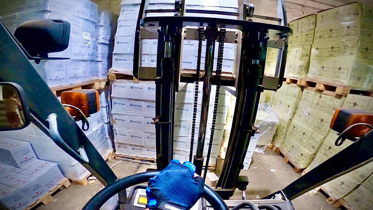 FORKLIFT Drive POV | GoPro Hero8