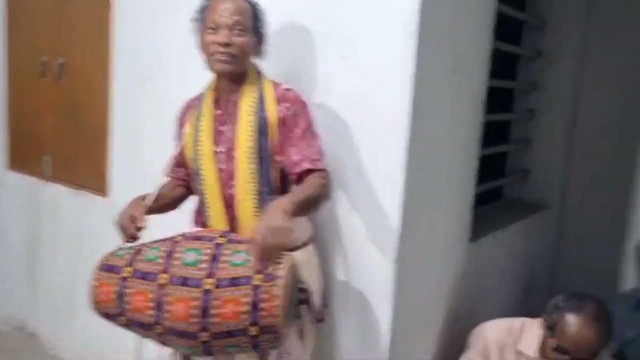 Gold medalist Japan Folk Sanchar  mridangam artist Alekha sahu show ILA panda birthday  Kosal time .