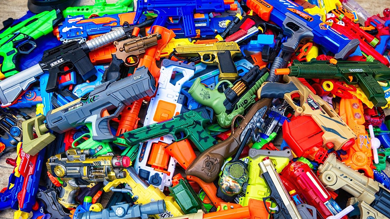 This Box is INSANE! 250+ Light-Up Toy Guns with Sound, Vibration & CRAZY Colors 😱🔥