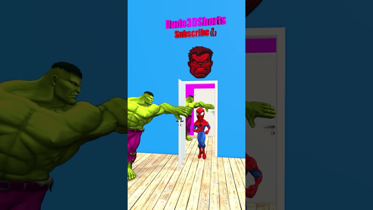 🚪 Hulk, Please Be Careful When Closing Doors! 🙏😂 #gta