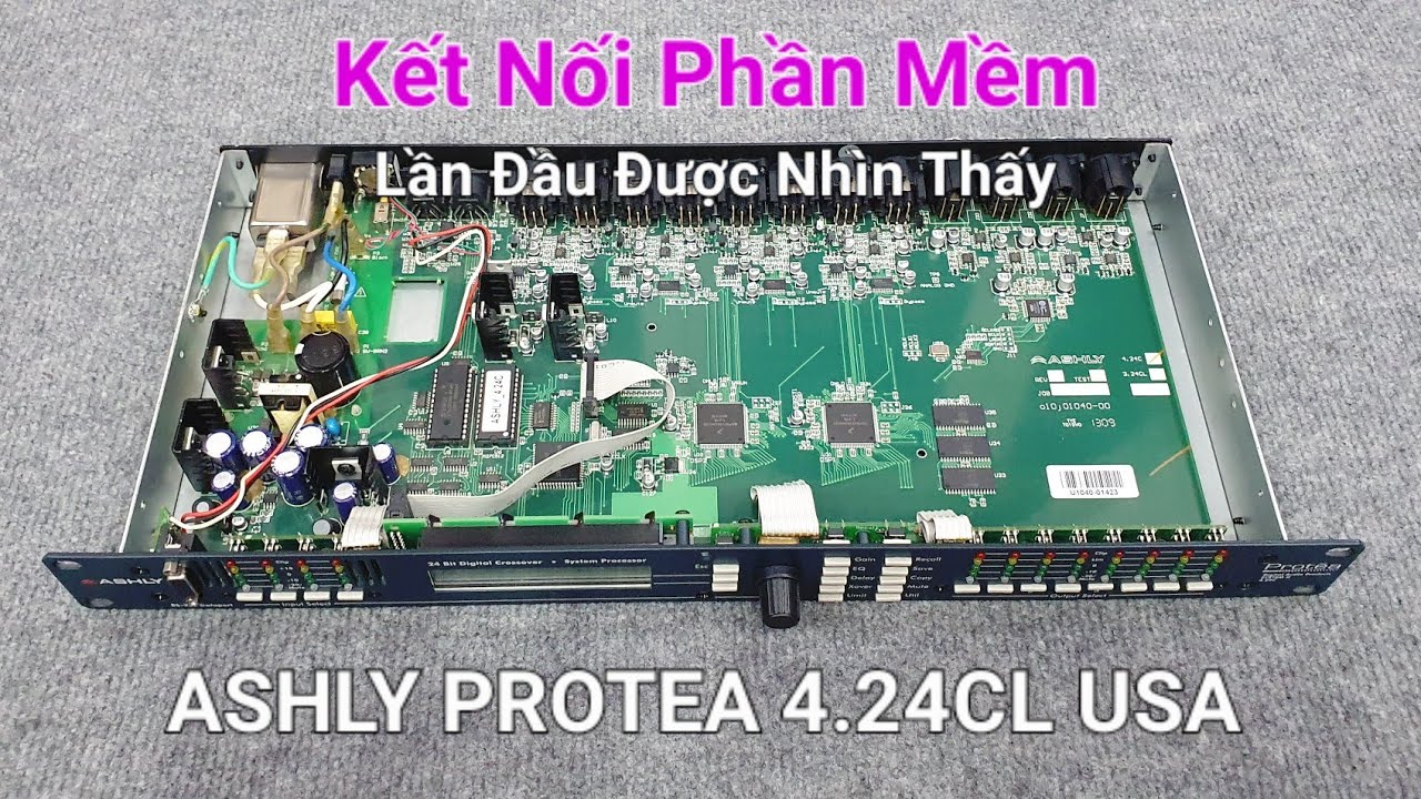 ASHLY Protea 4.24C USA kết nối phần mềm, bãi xịn chính hãng cao cấp đẹp xuất sắc, 0983.313.303 