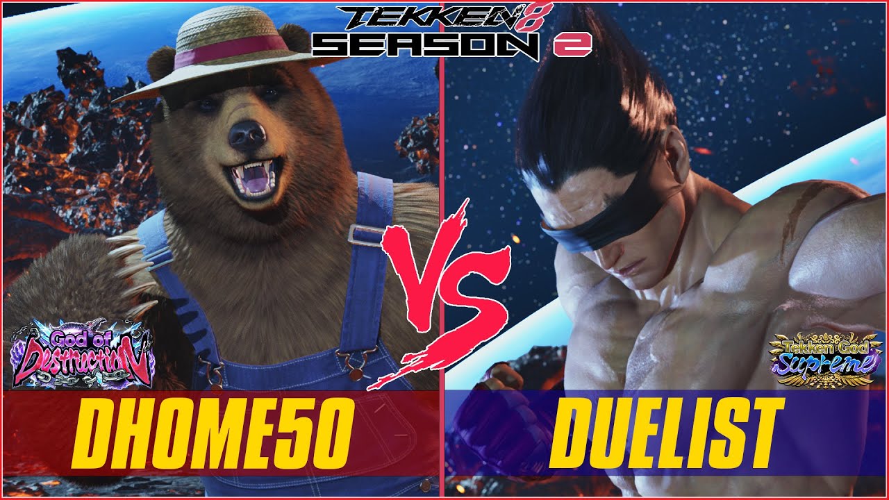 TEKKEN 8 SEASON 2 💥 DHOME50 (KUMA) VS  DUELIST17 (KAZUYA) 💥 | TEKKEN 8 RANKED MATCHES