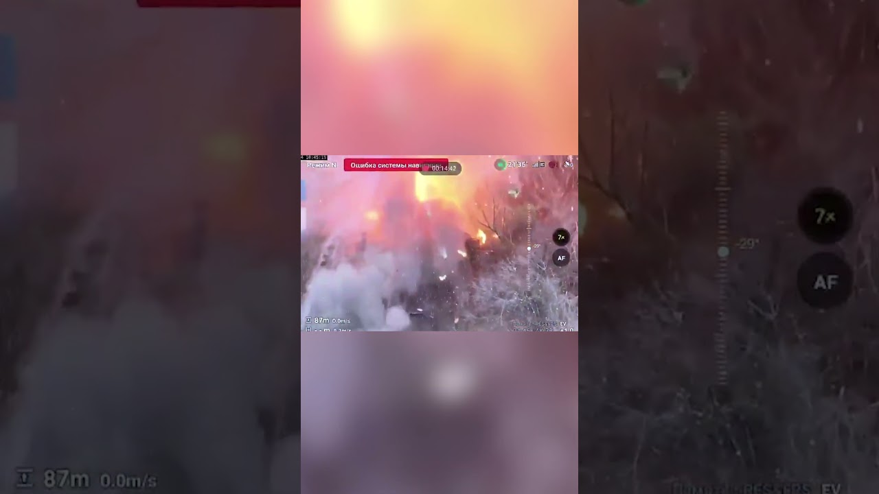 Russian BMP tank explodes in huge fireball after getting hit by Ukraine FPV drone in Pokrovsk