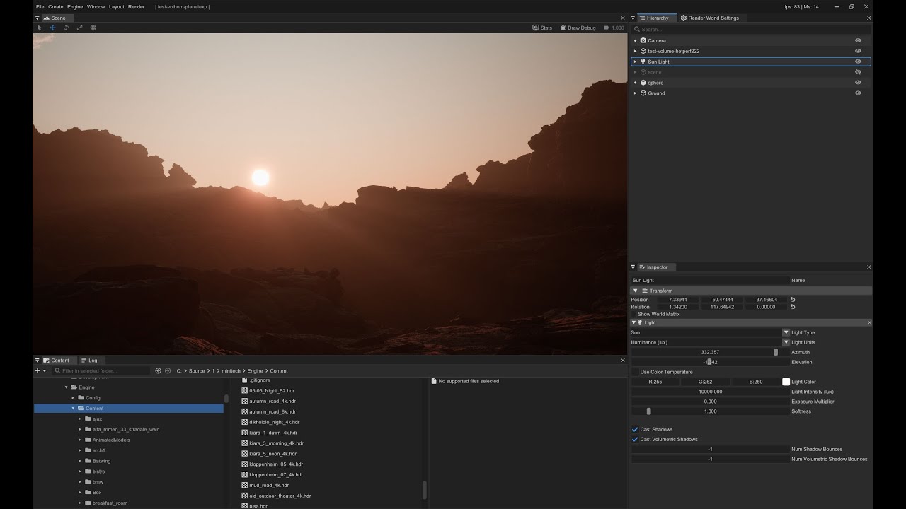 Some fun with sun and atmosphere