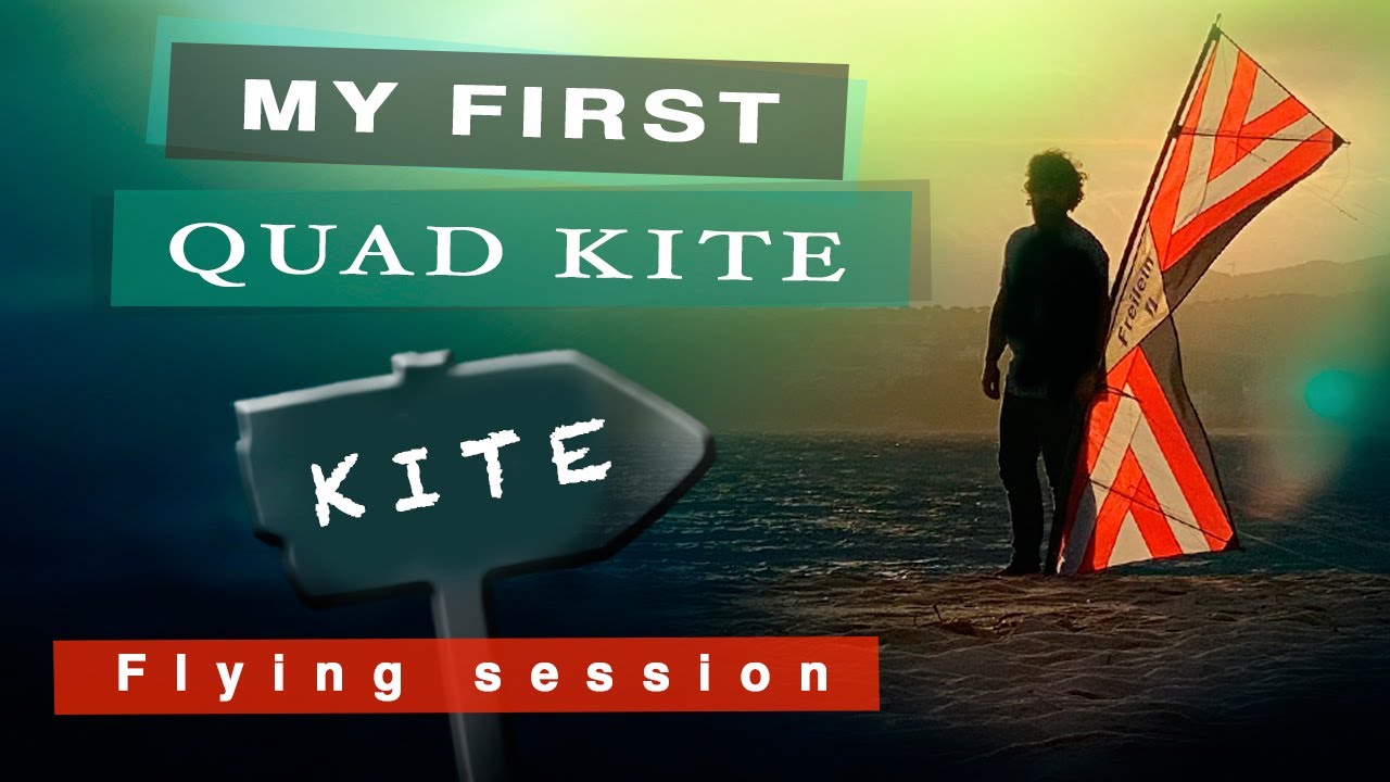 🪁 My First quad kite | Flying session