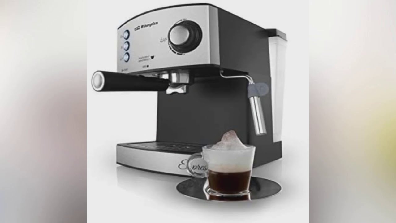 Orbegozo EX 3050 Cafetera espresso con bomba italiana de 20 bares de presi&oacute;n