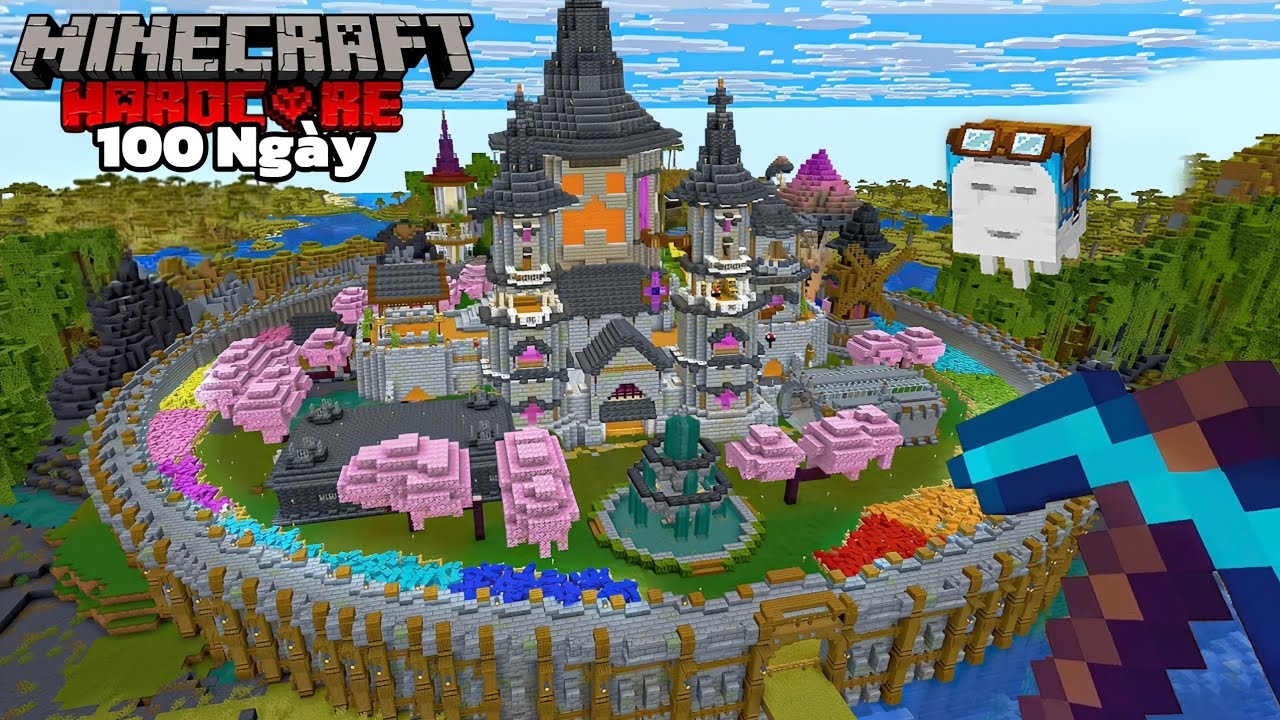 100 Ngày Xây Dựng SIÊU CĂN CỨ Trong Minecraft Hardcore!