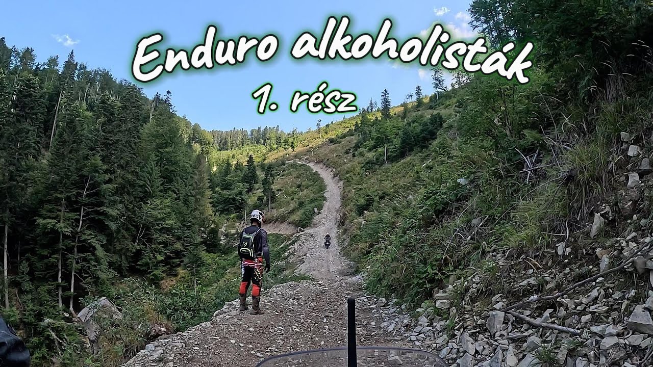Enduro alkoholisták Erdélyben első nap.  Honda Crf 300 Rally enduro túra.