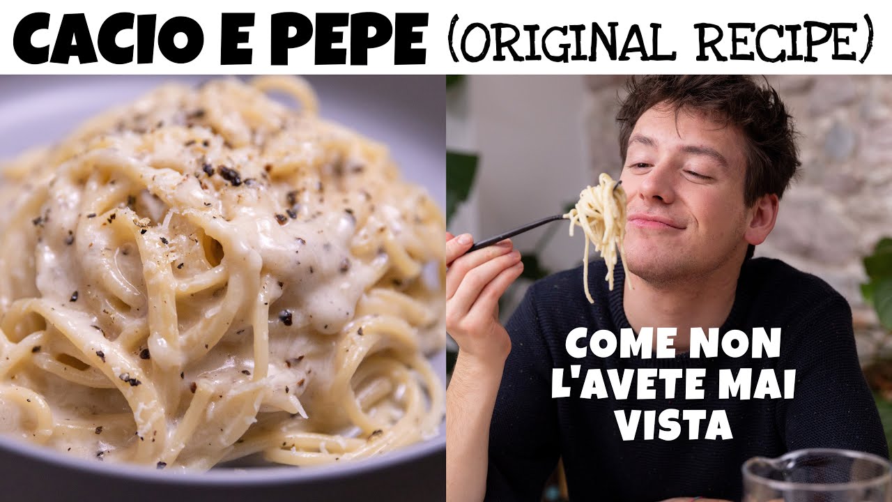 SPAGHETTI CACIO E PEPE come non li avete mai visti: speciale 100.000 iscritti | Davide Zambelli