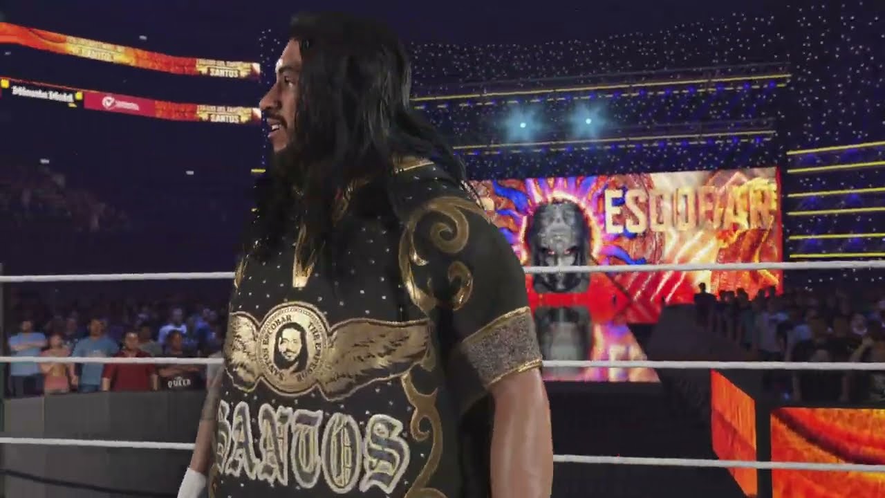 WWE 2K25 | SMACKDOWN UNIVERSE | SANTOS ESCOBAR VS BARON CORBIN VS CARMELO HAYES 