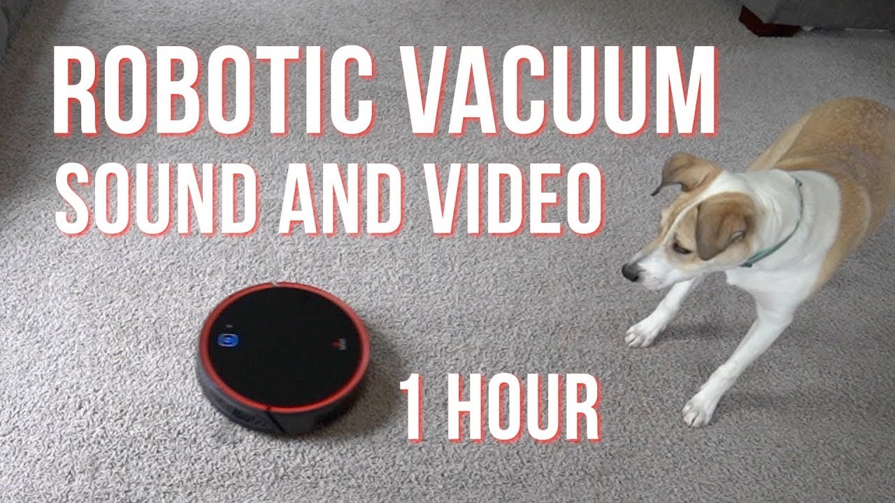 Robotic Vacuum Sound and Video 1 Hour Relaxing White Noise