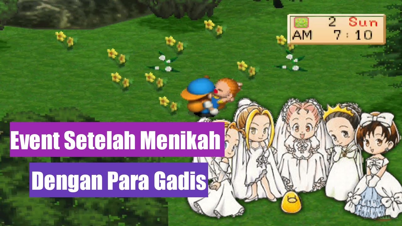 Event Setelah Menikah Dengan Para Gadis - Harvest Moon Back To Nature