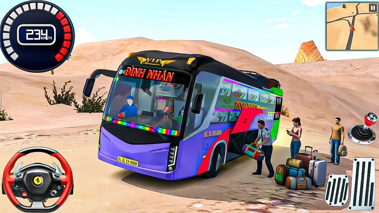 euro coach bus simulator 😱🚌 || new coach bus simulator part-32 Android gameplay 