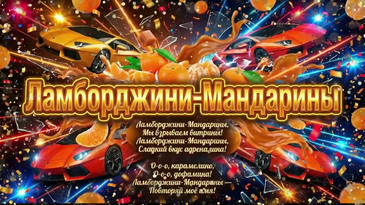🍊 Ламборджини-Мандарины | Яркий и качающий трек, который заедает в голове!