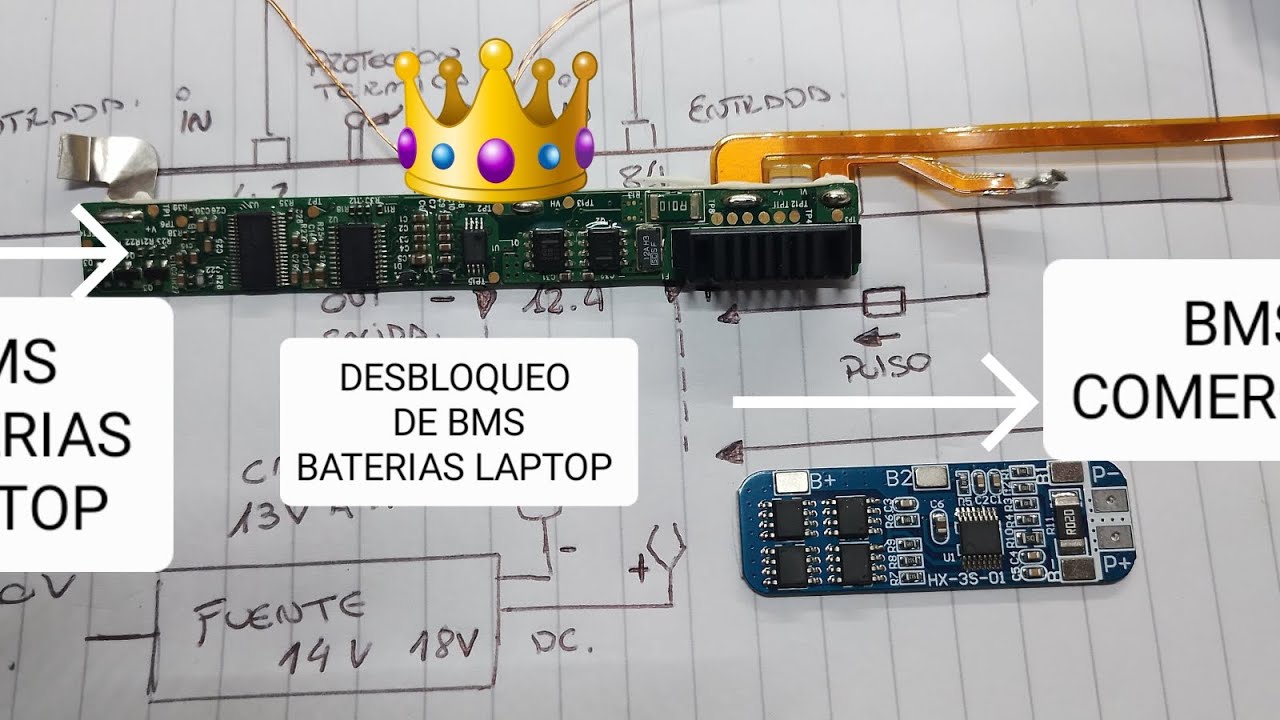 bms laptop desbloqueo y funcionamiento