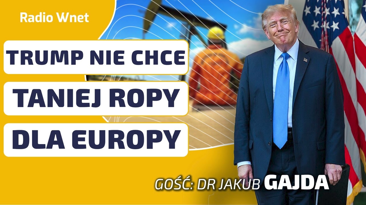 DONALD TRUMP nie chce tanich paliw dla EUROPY. Nie odblokuje cieśniny. 