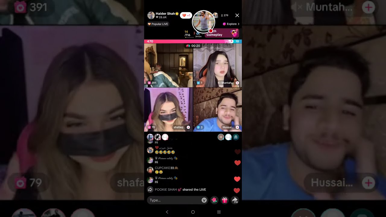 Enjoy haider shah live broad.16/02/2026