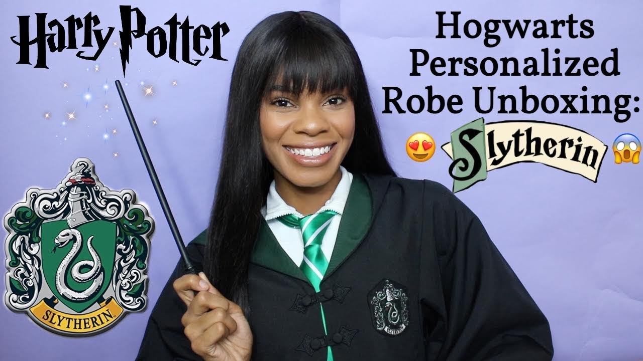 HOGWARTS PERSONALIZED ROBE UNBOXING | SLYTHERIN