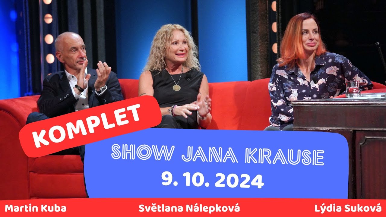 Celý díl - Show Jana Krause 9. 10. 2024