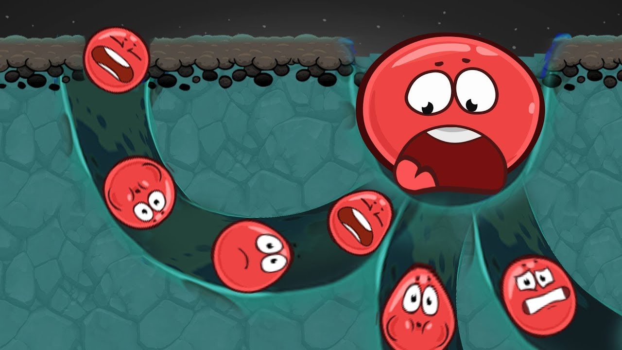 THE GIANT RED BALL INTO THE CAVE RED BALL 4 LEVEL 61 TO LEVEL 75 PERFECT