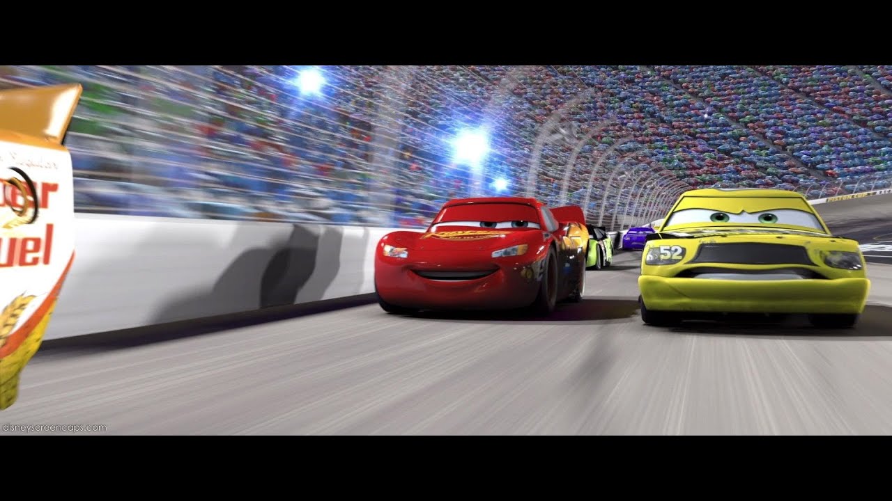 [Cars 1] Dinoco 400 Race In Slow Motion