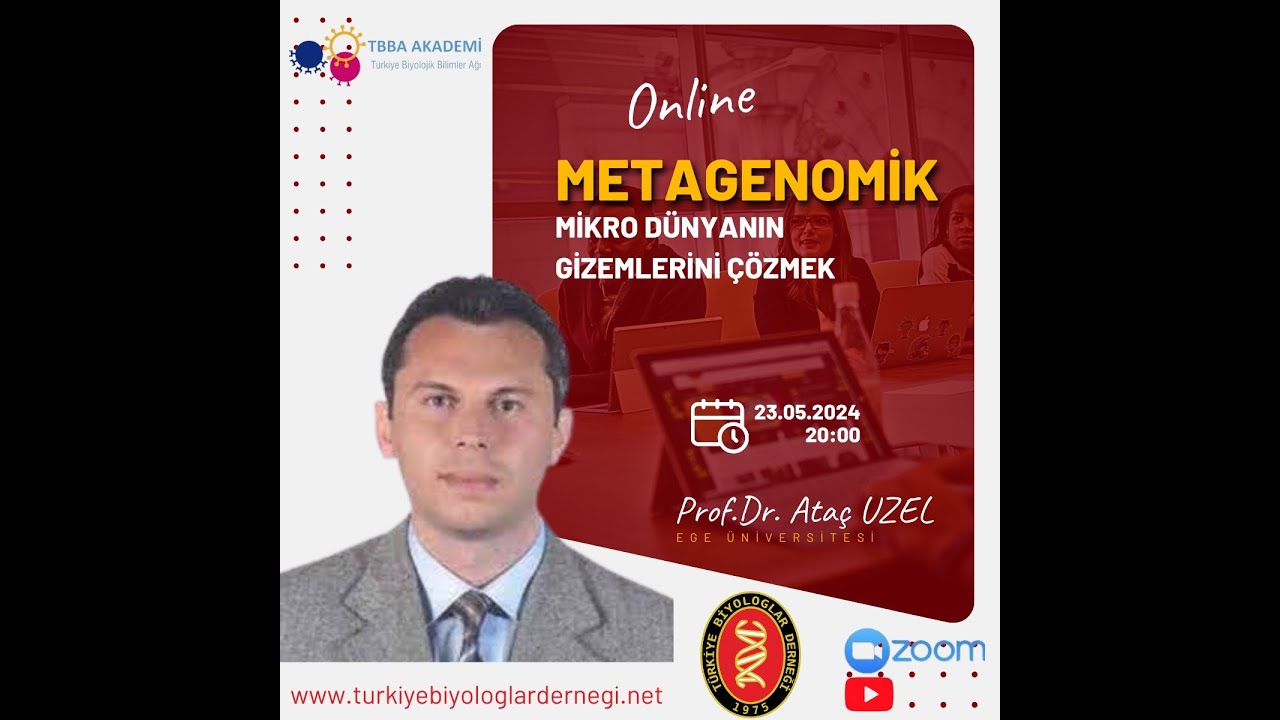 TBD-TBBAAKADEMİ ORTAK YAYININDA SN. PROF. DR. ATAÇ ÖZEL- METAGENOMİK