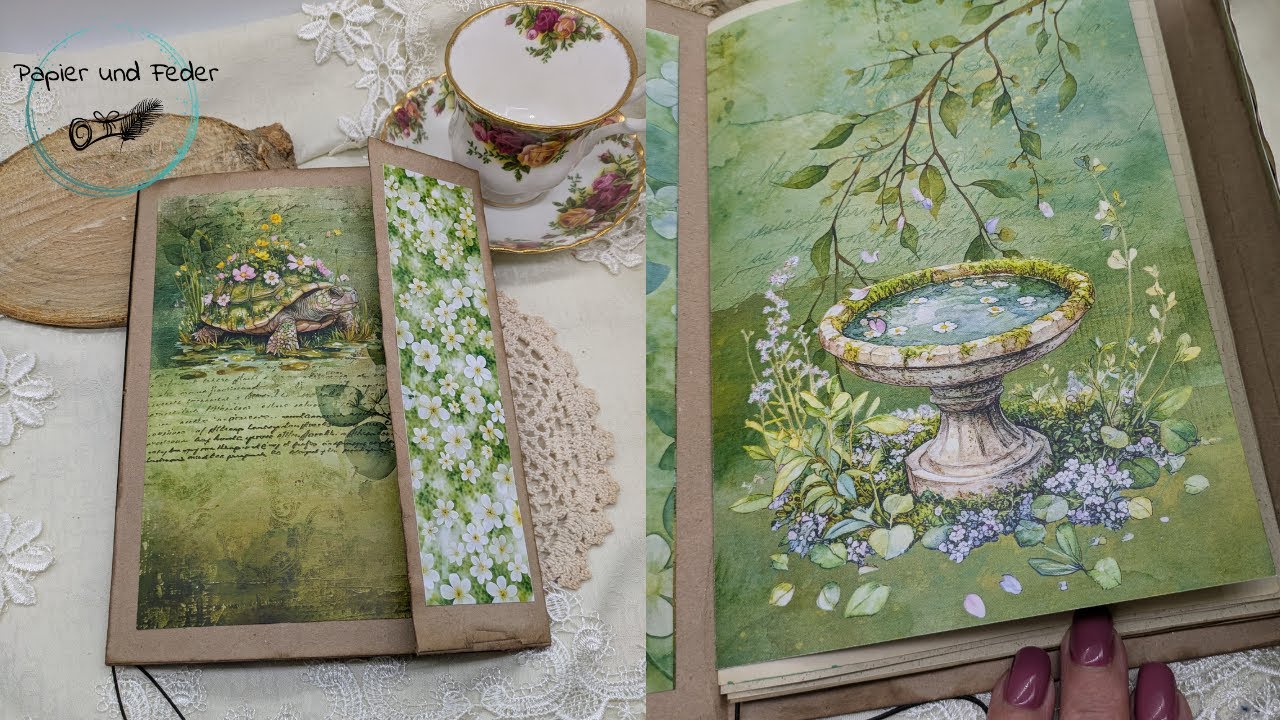 Ein Journal aus einer alten Papiertüte // für absolute Anfänger geeignet // ohne Nähen #junkjournal