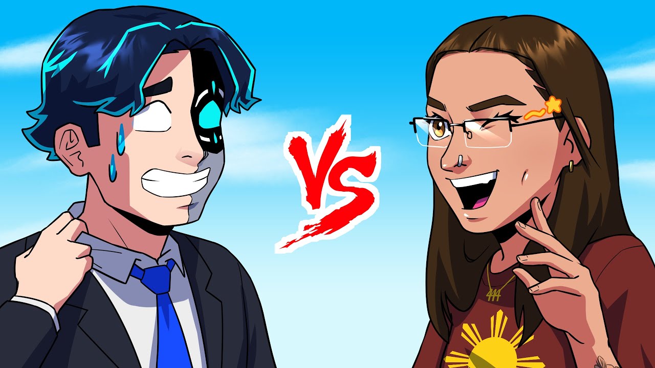 SPOIT VS THE CRAZIEST E-GIRL 1V1 (UNEXPECTED)