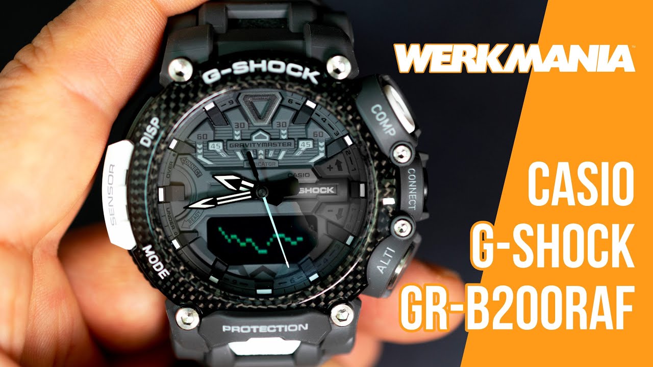 Casio G-Shock GR-B200RAF teszt review werkmania.hu