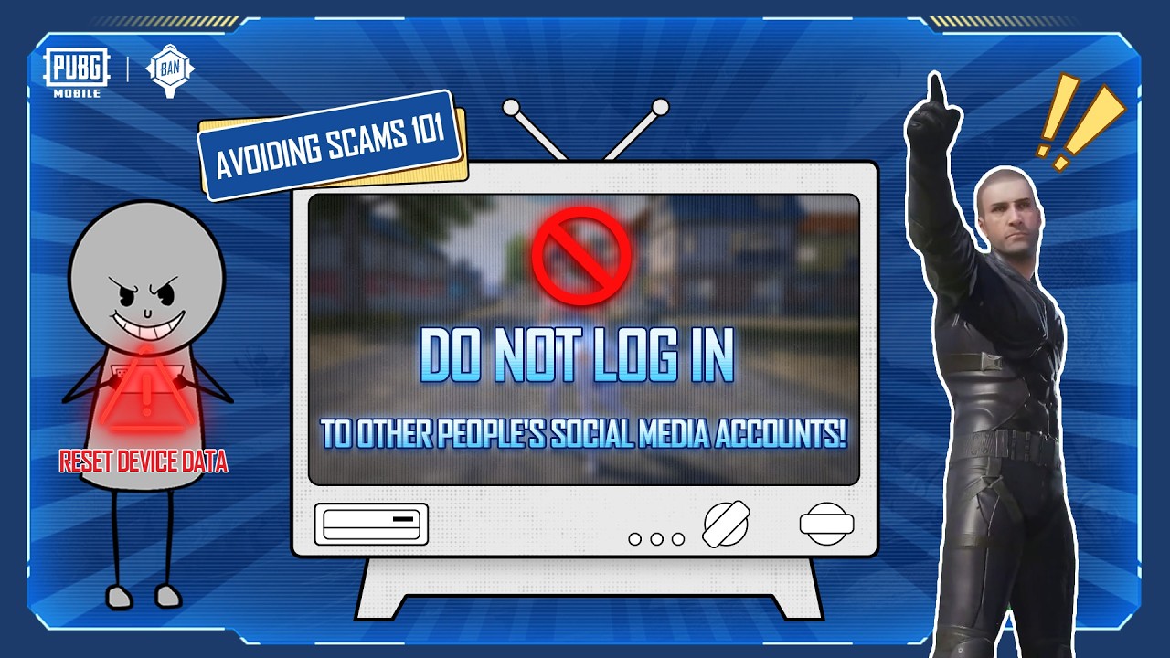 PUBG MOBILE | DO NOT LOG IN TO OTHER PEOPLE'S SOCIAL MEDIA ACCOUNTS!