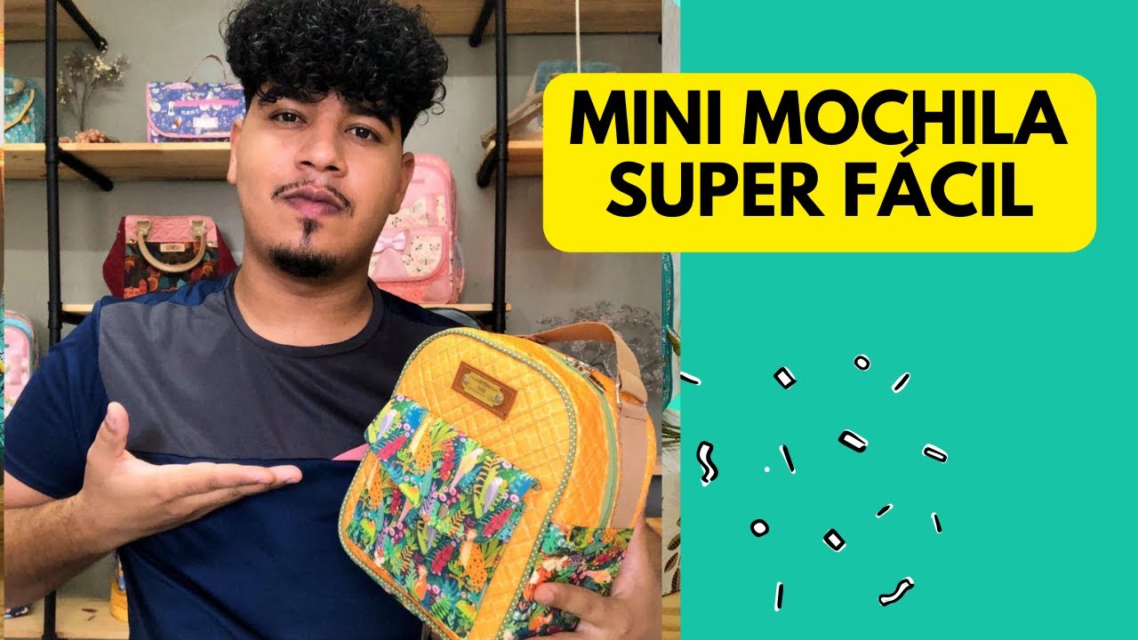PASSO A PASSO MINI MOCHILA JOYCE