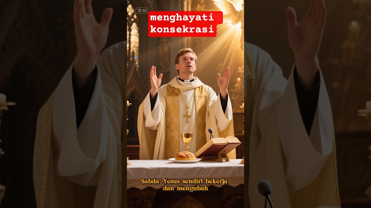 Menghayati Konsekrasi #ekaristi #imankatolik #misakudus #liturgy #katolikku_keren