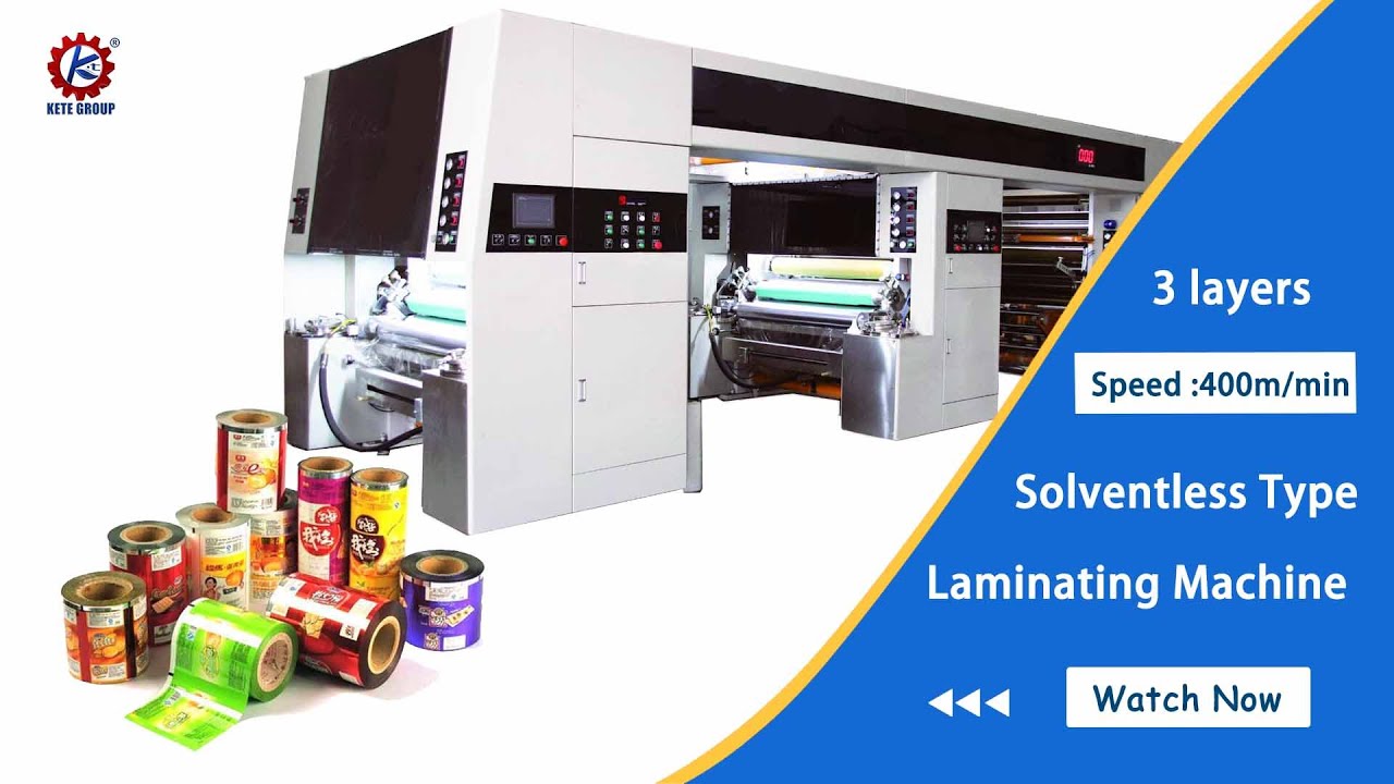 Solventless lamination machine | 3layer Laminating