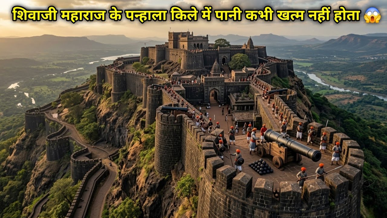 Shivaji Maharaj's Ancient Panhala Fort - Unbelievable Security Gate System & Ancient Water Well