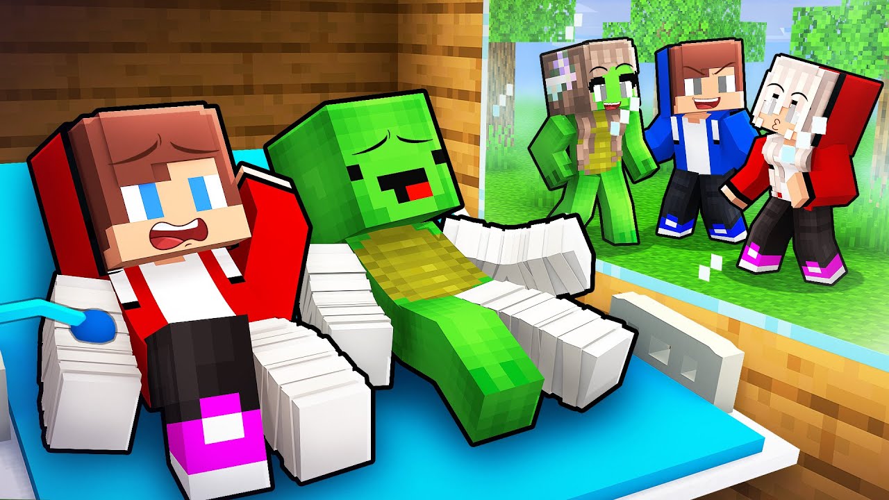 JJ and Mikey Were KICKED OUT by Fake JJ - Maizen Minecraft Animation
