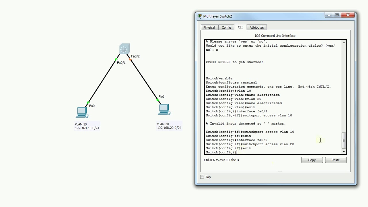 Enrutamiento Inter Vlan con Switch de capa 3