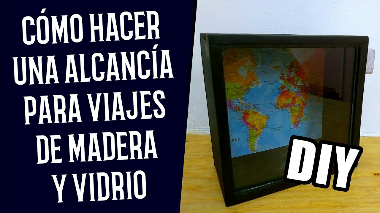 CÓMO HACER una ALCANCÍA de MADERA y VIDRIO Fácil y Sencilla 💰 DIY
