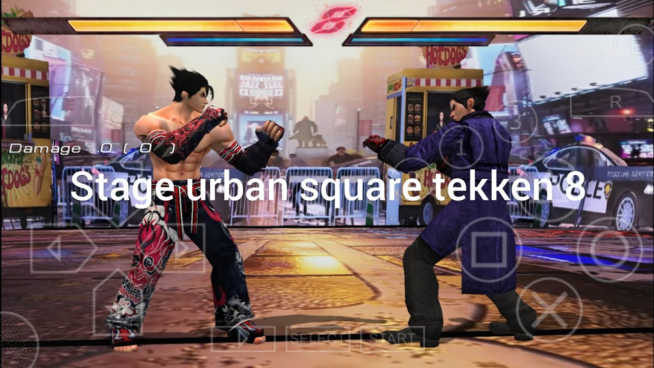 Stage urban square tekken 8 para PPSSPP link download