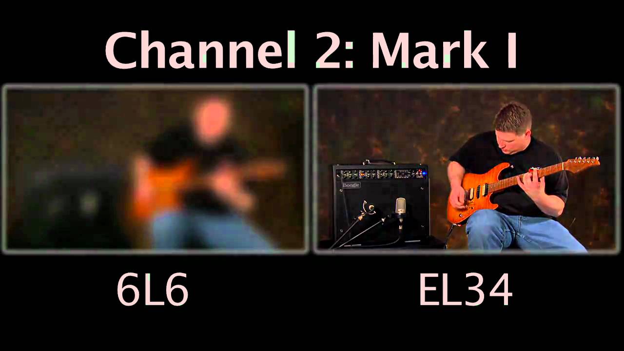 Mesa/Boogie Mark V 6L6 vs EL34 Tube Shootout Comparison