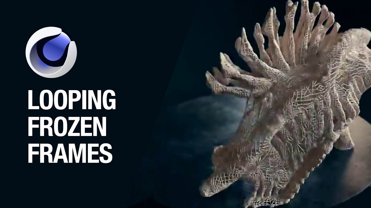 Looping Unfolding Freeze frames with Cinema 4d Mograph