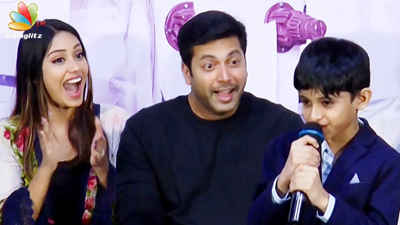Hats off to myself! : Jayam Ravi's Son Cute Speech | Aarav, Nivetha Pethuraj | Tik Tik Tik