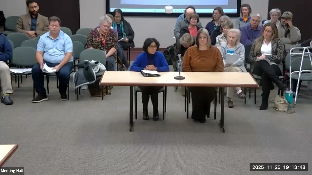 Scio Twp Board of Trustees 11/25/2025