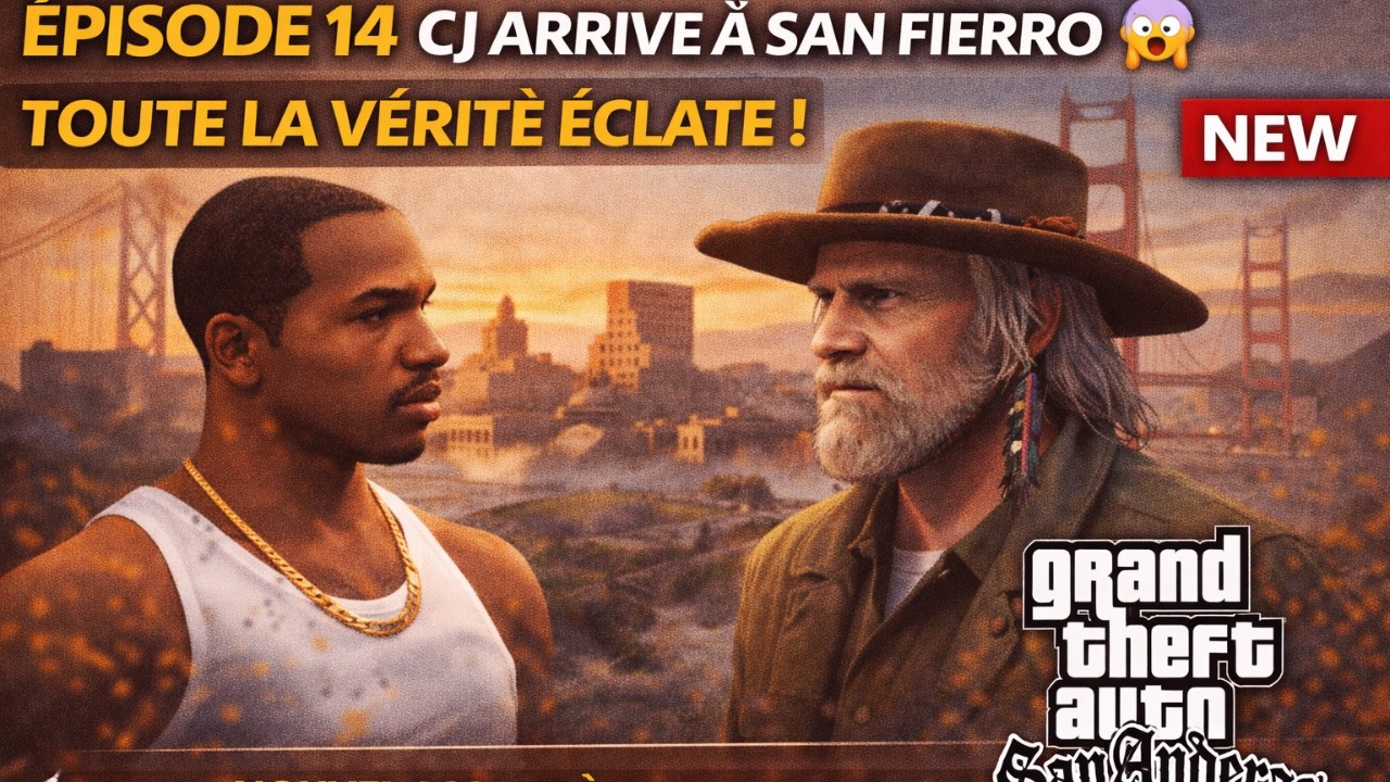 Épisode 14 – CJ arrive à San Fierro 😱 Toute la vérité éclate | GTA San Andreas